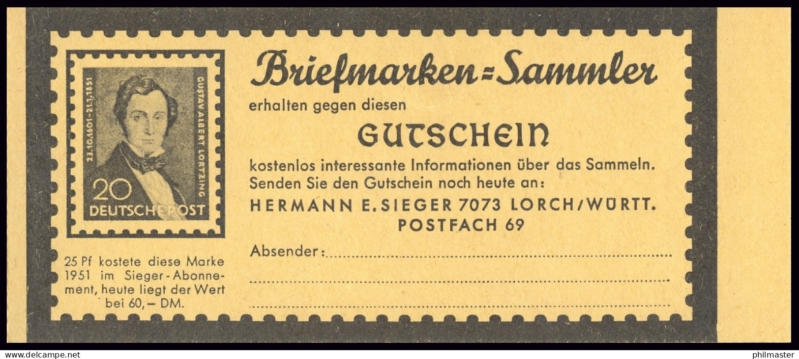 12au MH Brandenburger Tor / Sieger - RLV IV, Postfrisch ** - 1951-1970