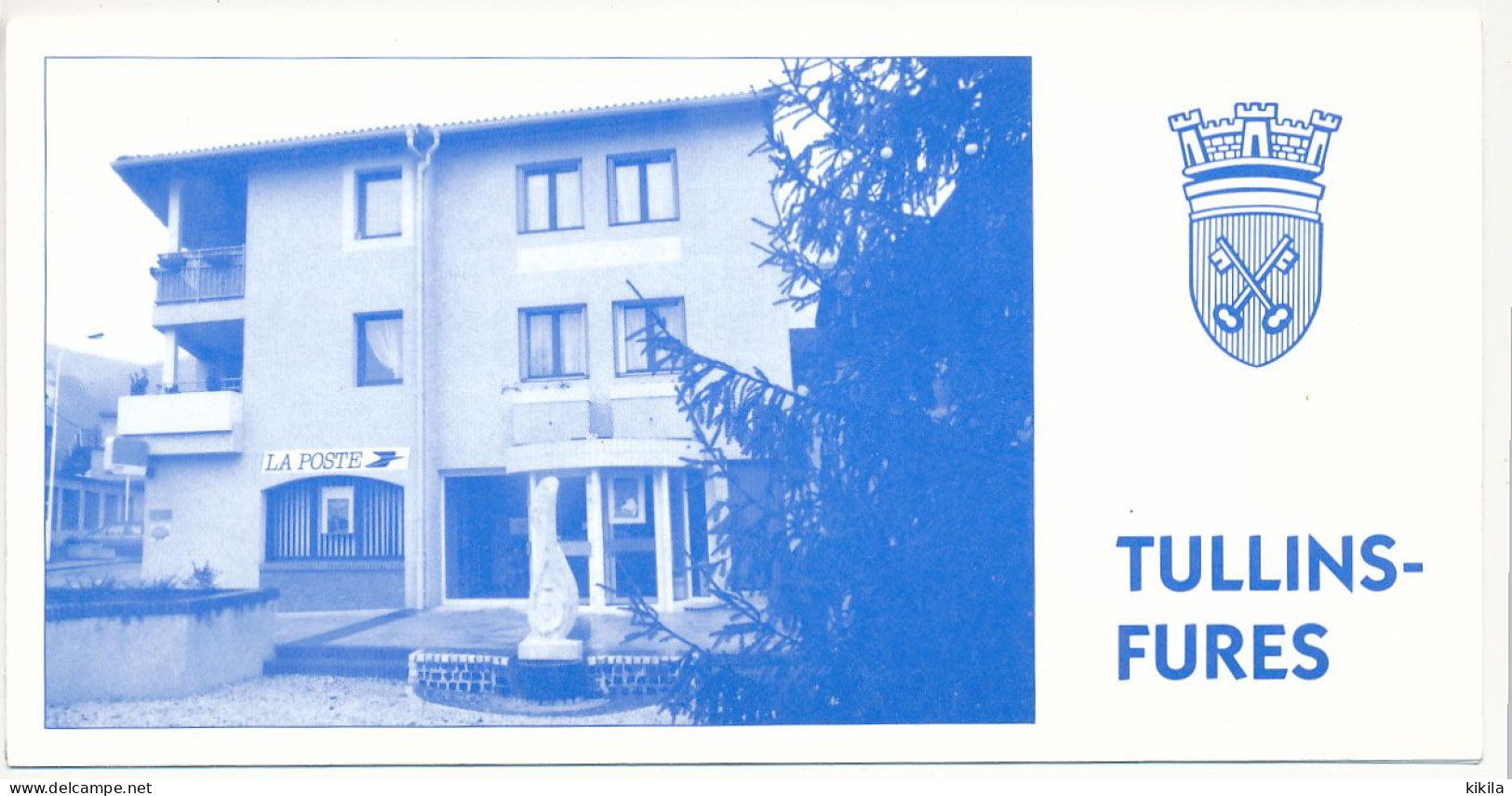 TULLINS-FURES Inauguration Du Bureau De POSTES DE FURES Le 17 Décembre 1988 Plaquette Avec Timbres Du Bicentenaire De La - Sonstige & Ohne Zuordnung