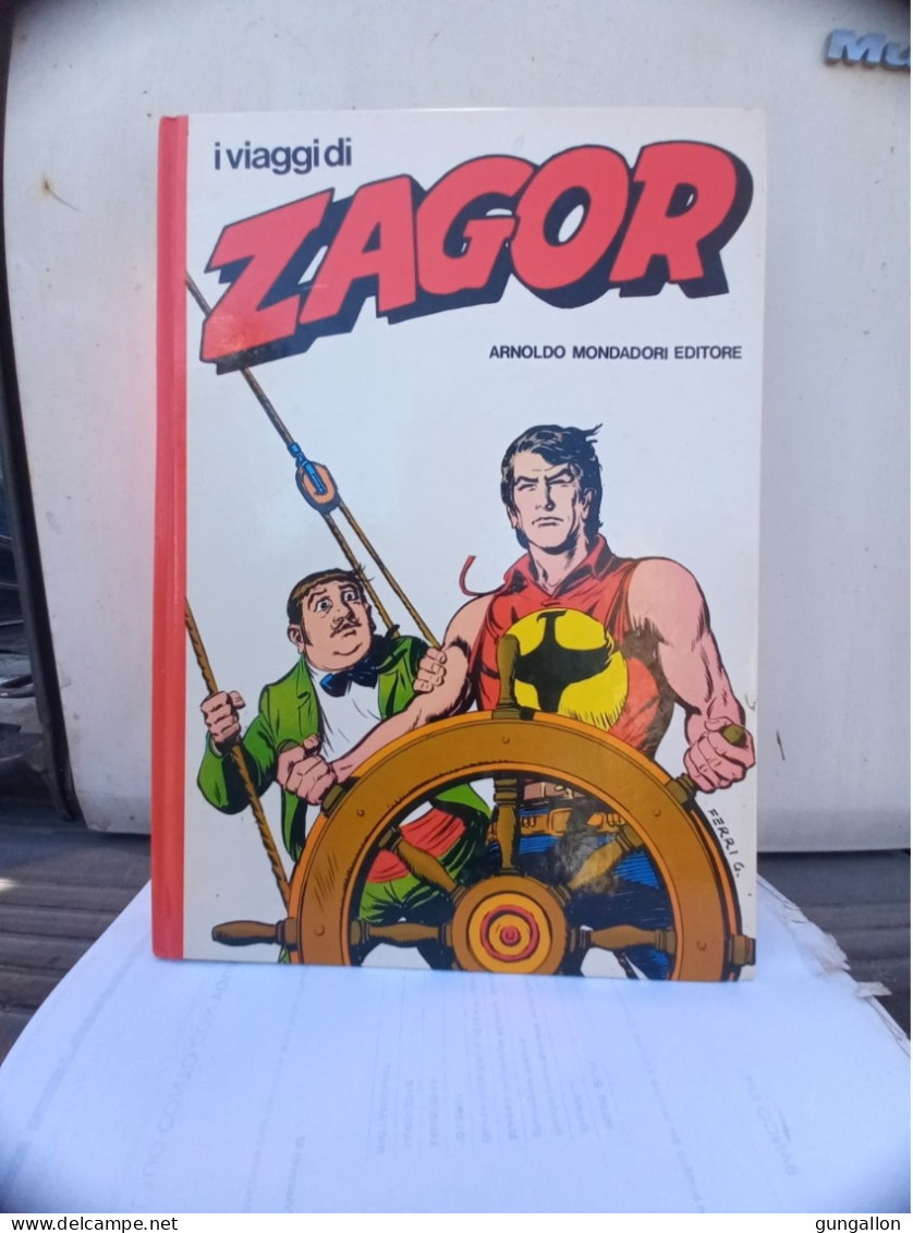 Zagor Cartonato Rosso (Mondadori 1981)  "I Viaggi Di  Zagor - Tex