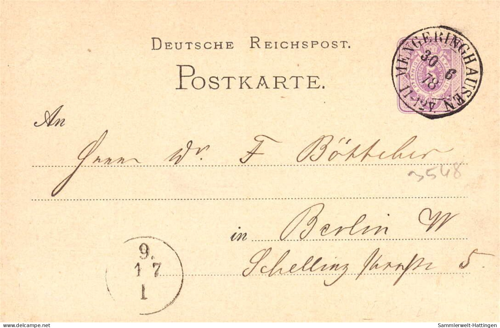 604233 | Sauberer Abschlag Des Poststempels Auf Ganzsache,Mengeringhausen  | Arolsen (W - 3548), -, - - Brieven En Documenten