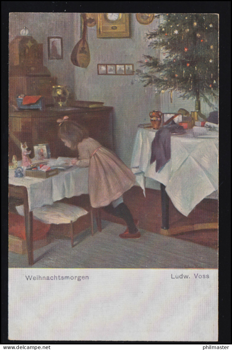 Künstler-AK Ludwig Voss: Weihnachtsmorgen, Verlag Der Künstler-Gilde Ungebraucht - Unclassified