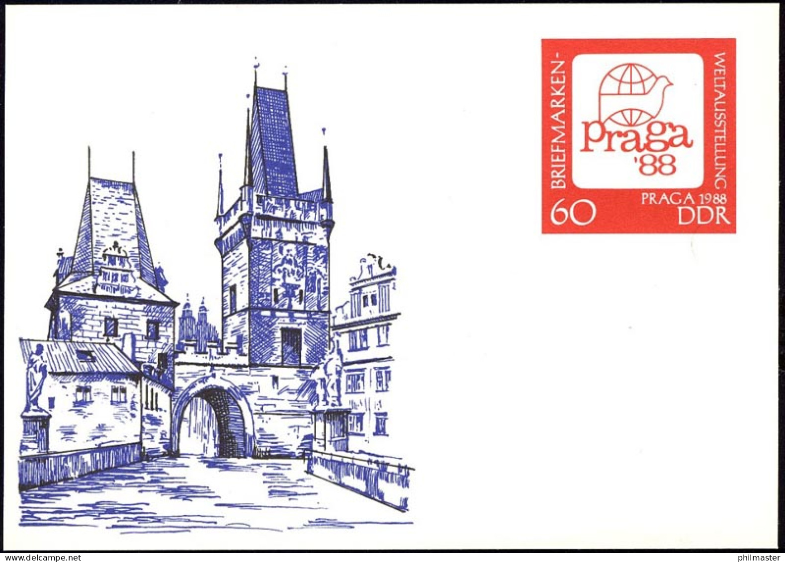 P 99 Praga 1988 60 Pf, Postfrisch - Sonstige & Ohne Zuordnung