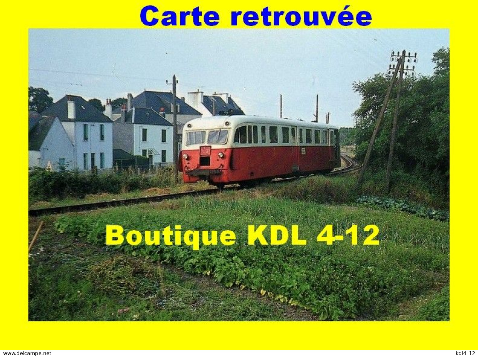 AL 075 - Autorail De Dion Bouton OC 1 Vers ROSPORDEN - Finistère - RB - Sonstige & Ohne Zuordnung