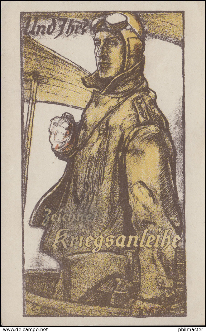 Feldpost AK Militaria Und Ihr? Zeichnet Kriegsanleihe, Briefstempel Thuin 1927 - Occupation 1914-18