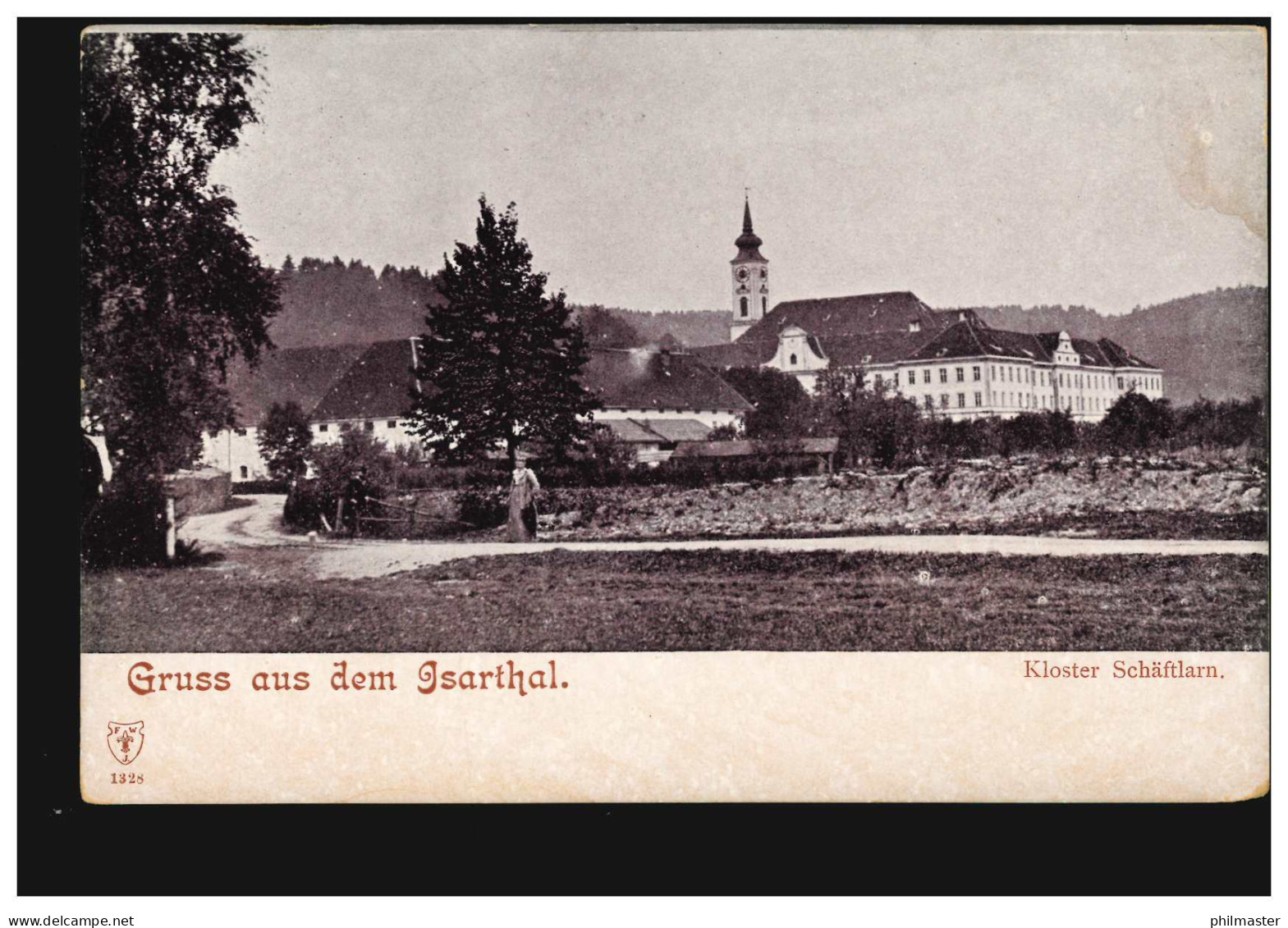 AK Gruss Aus Dem Isarthal: Kloster Schäftlarn, Verlag F.W.J., Ungebraucht - Other & Unclassified