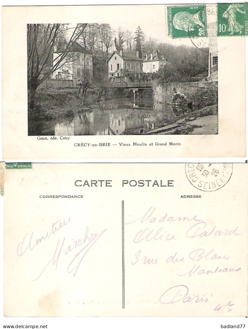 77 - CRECY-EN-BRIE - Vieux Moulin - Otros & Sin Clasificación