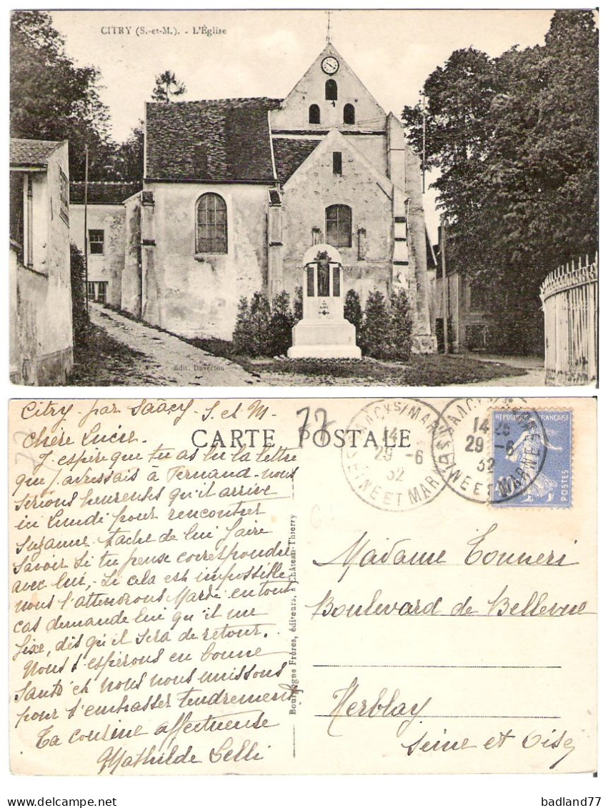 77 - CITRY - L'Eglise - Other & Unclassified