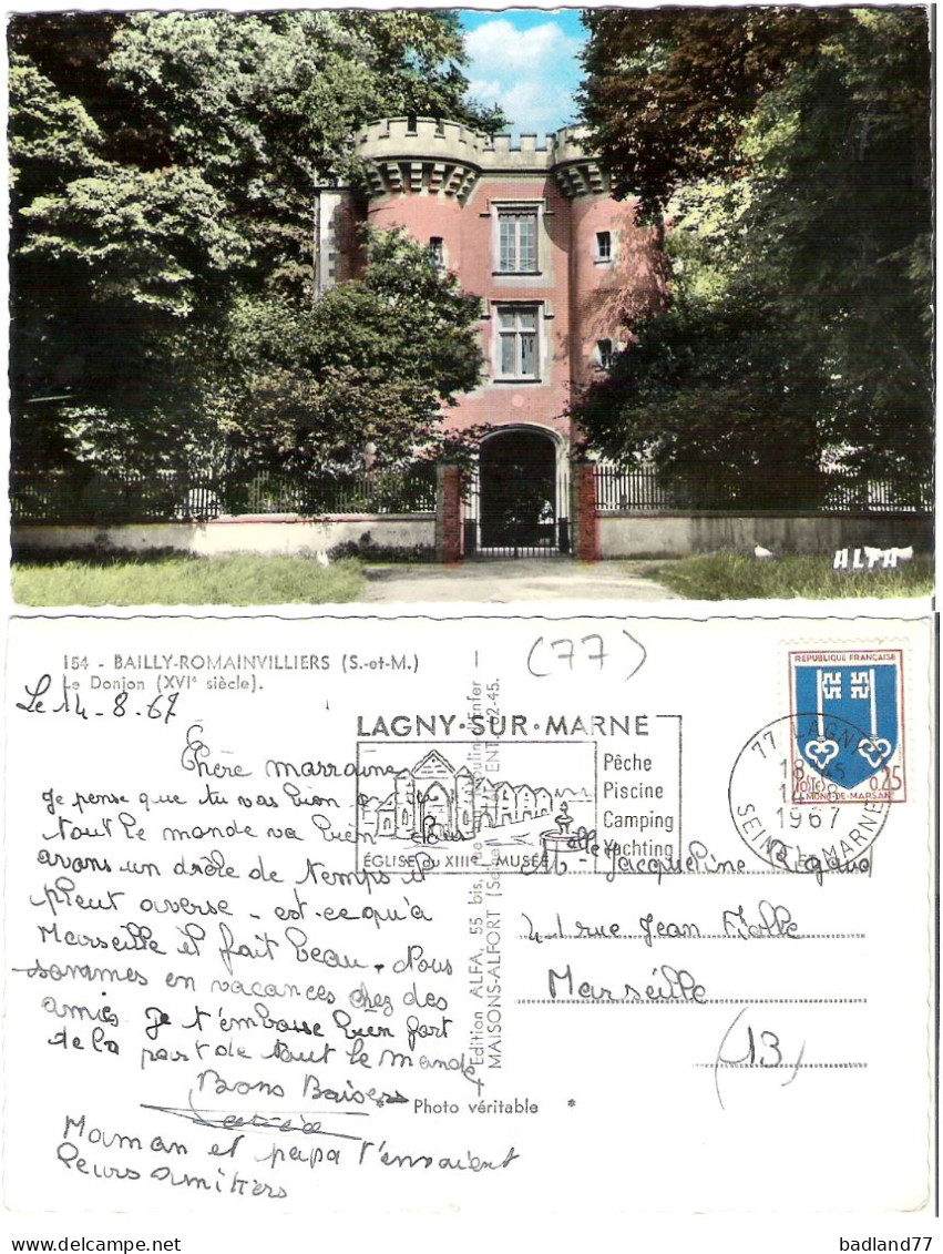 77 - BAILLY-ROMAINVILLIERS - Le Donjon (XVIe Siècle) - Other & Unclassified