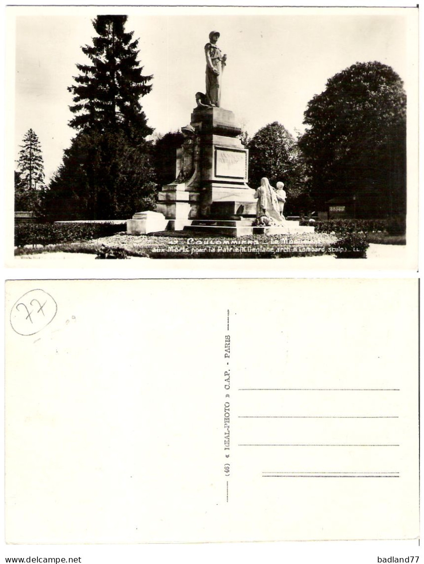 77 - COULOMMIERS - Monument Aux Morts - Coulommiers