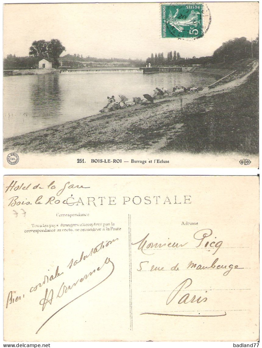 77 - BOIS-LE-ROI - Barrage - Bois Le Roi