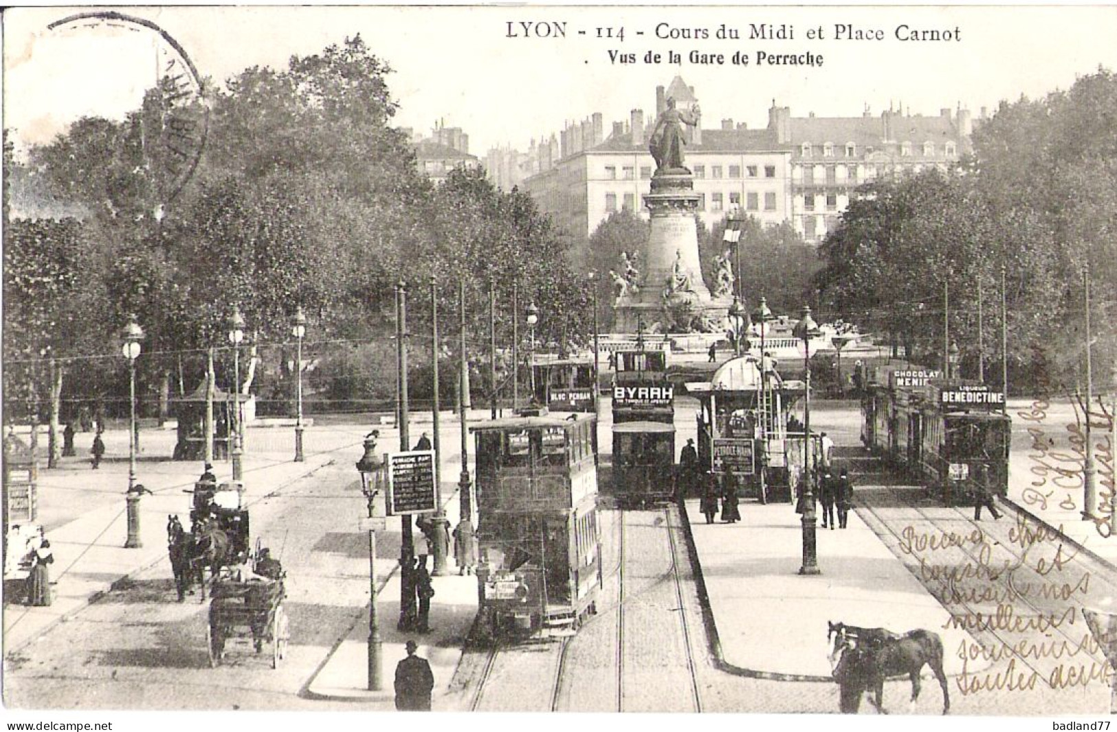 69 - LYON - Cours Du Midi Et Place Carnot - Perrache - Other & Unclassified