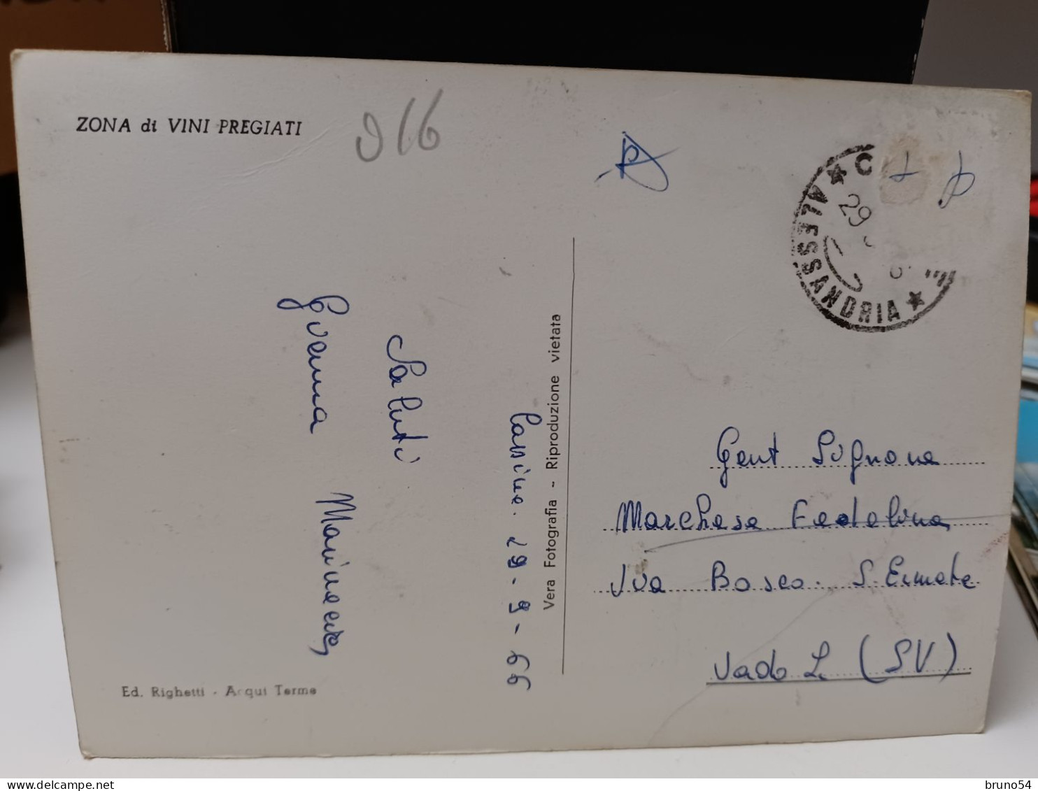 Cartolina Cassine, Provincia Alessandria , Via Alessandria ,distributore Shell 1966 - Campobasso