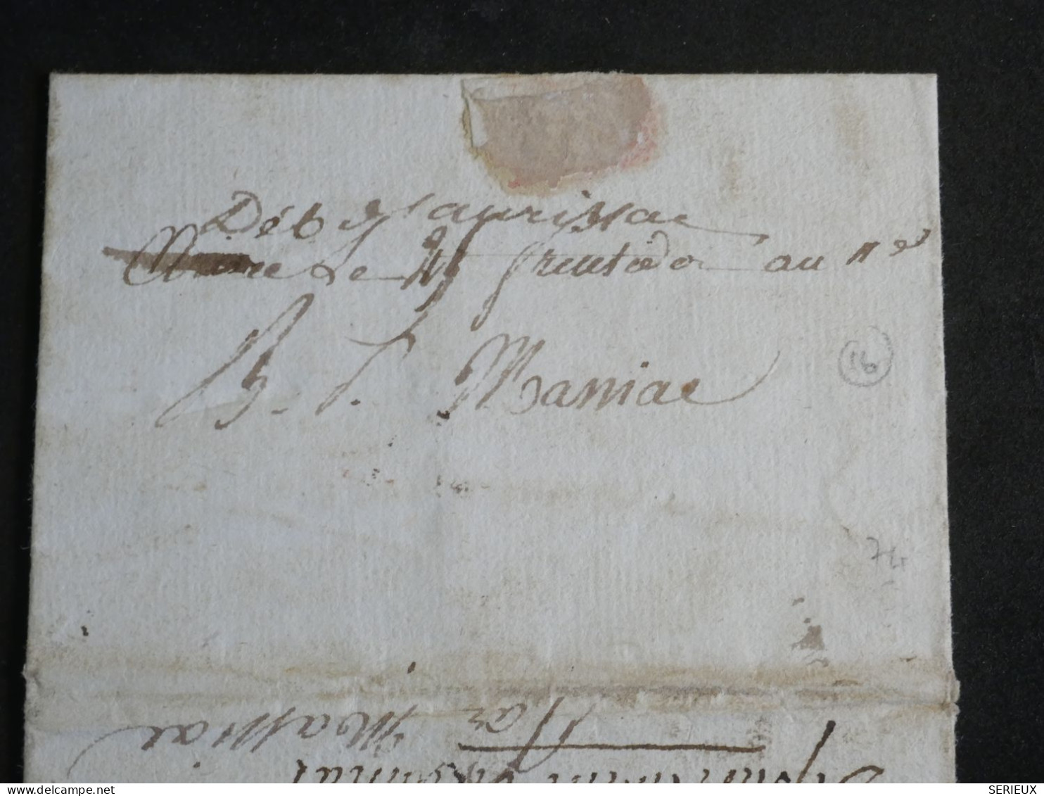 DO11 FRANCE  RARE LETTRE DEBOURSé   AURILLAC BON POUR MASSIAC AN XI   +AFF. INTERESSANT+++ - 1801-1848: Precursori XIX