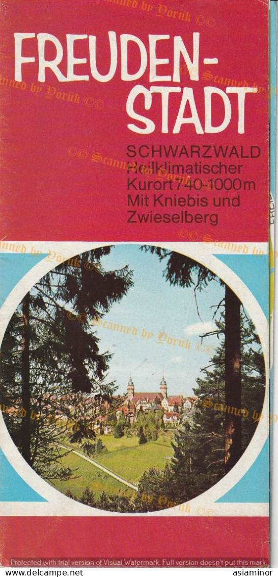 Freuden-Stadt Schwarzwald. Original. German. Tourism Brochure. 1960/70 [10x20 Cm.] * - Cuadernillos Turísticos