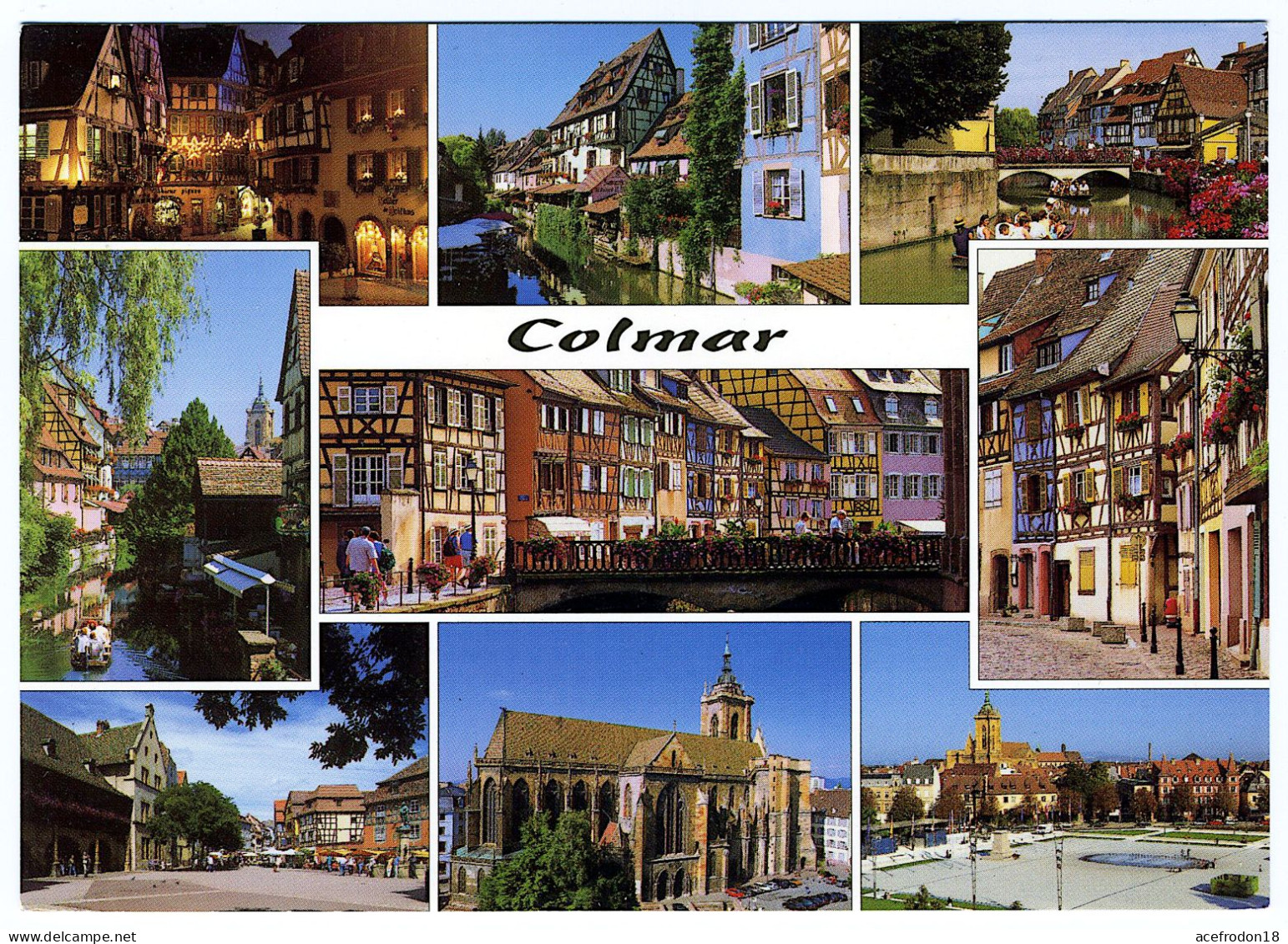 COLMAR - Diverses Vues De La Vieille Ville - Colmar