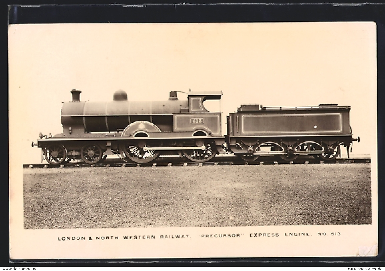 Pc London & North Wesern Railway, Precursor Express Engine No. 513, Englische Eisenbahn  - Treinen