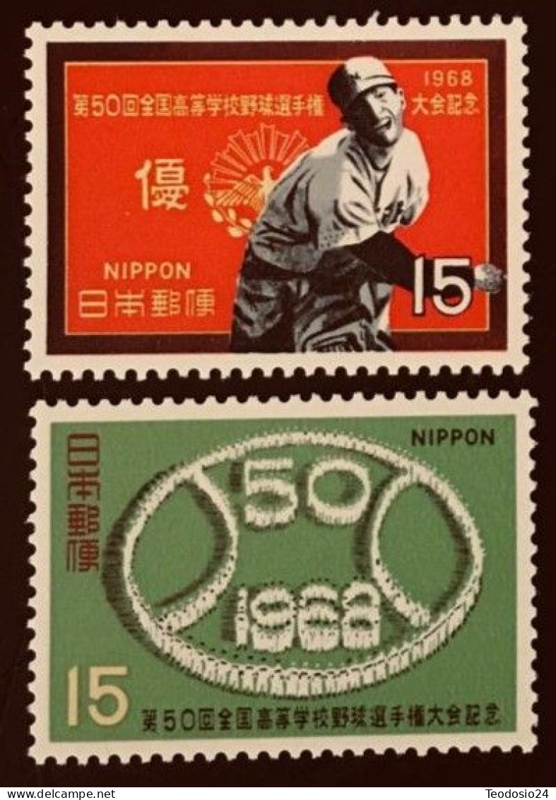 Japon 1968 Yt 912/13 ** - Nuovi