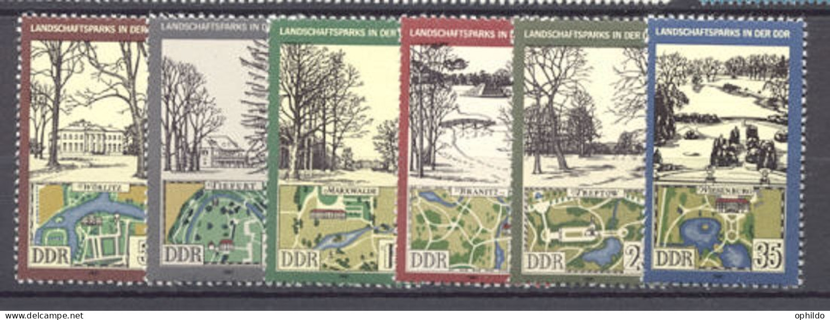 DDR   2266/2271   * *  TB   - Unused Stamps