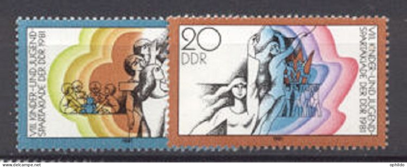 DDR   2272/2273   * *  TB   - Unused Stamps