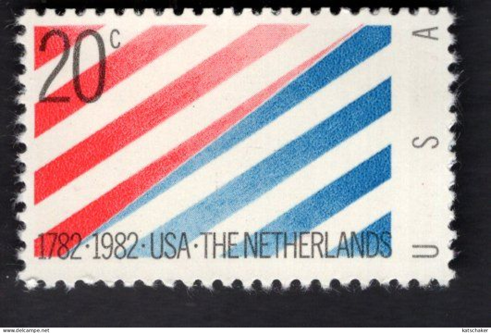 206998750 1982 SCOTT 2003 (XX) POSTFRIS MINT NEVER HINGED) - US - NETHERLANDS 200TH ANNIV DIPLOMATIC RECOGNITION - Nuovi