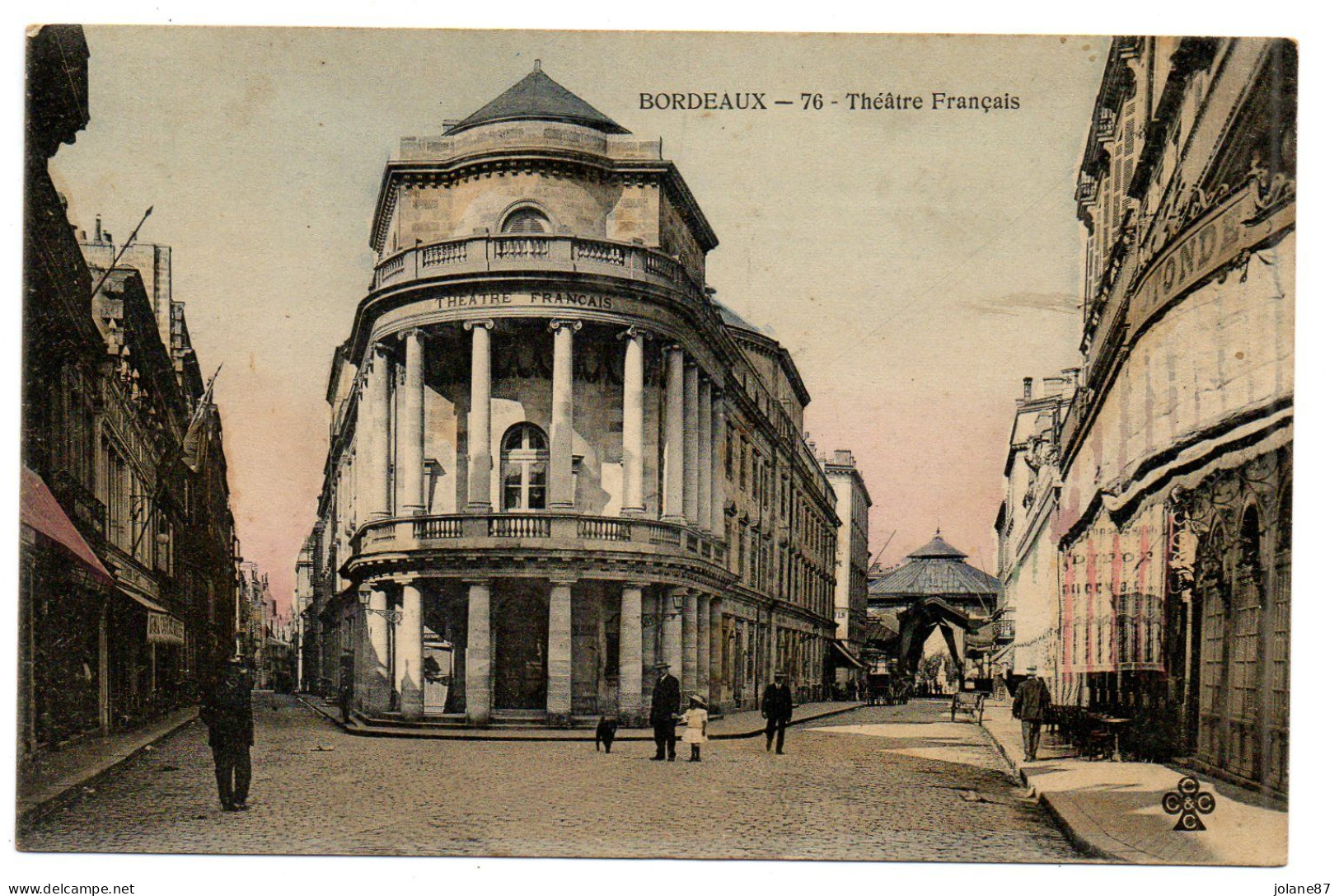 CPA      33    BORDEAUX   -     THEATRE FRANCAIS - Bordeaux