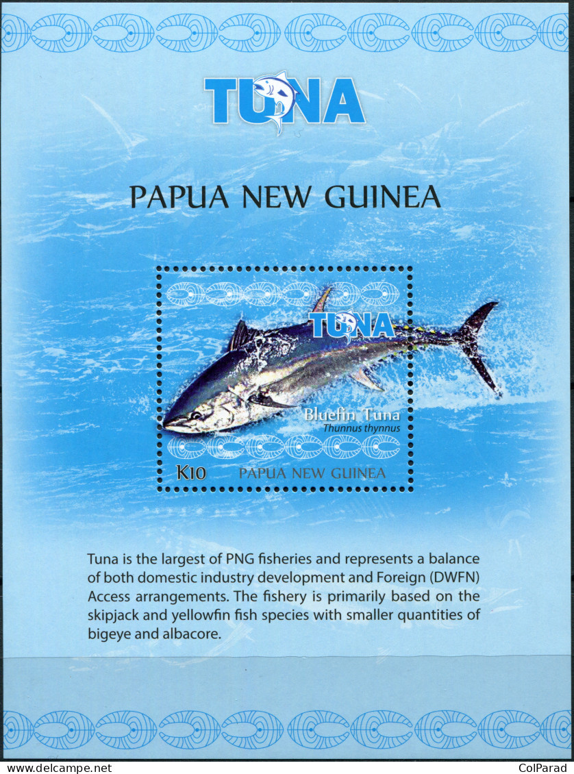 PAPUA NEW GUINEA - 2016 - SOUVENIR SHEET MNH ** - Tuna Fishery - Papouasie-Nouvelle-Guinée