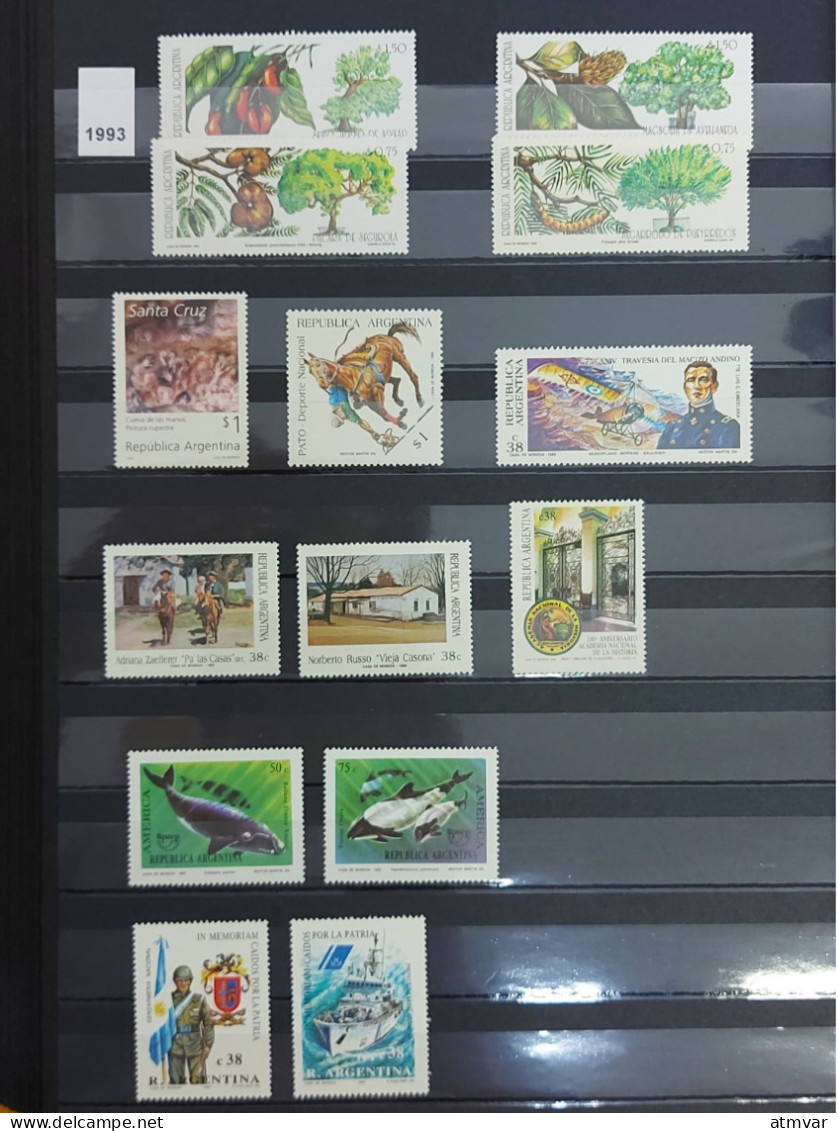 ARGENTINA (60s-2000s) Collection mint sets & sheets / Series + feuillets neufs / Colección series, hojas nuevas OCA