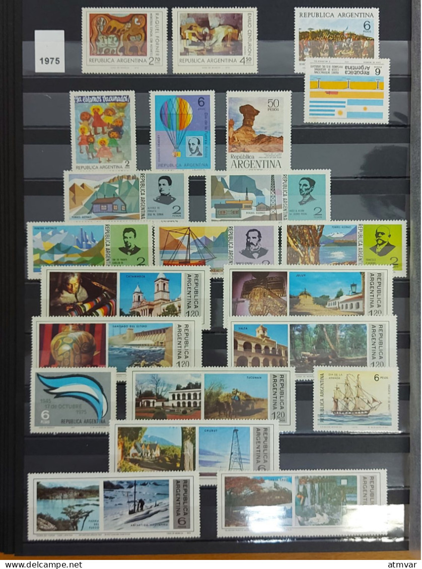 ARGENTINA (60s-2000s) Collection mint sets & sheets / Series + feuillets neufs / Colección series, hojas nuevas OCA