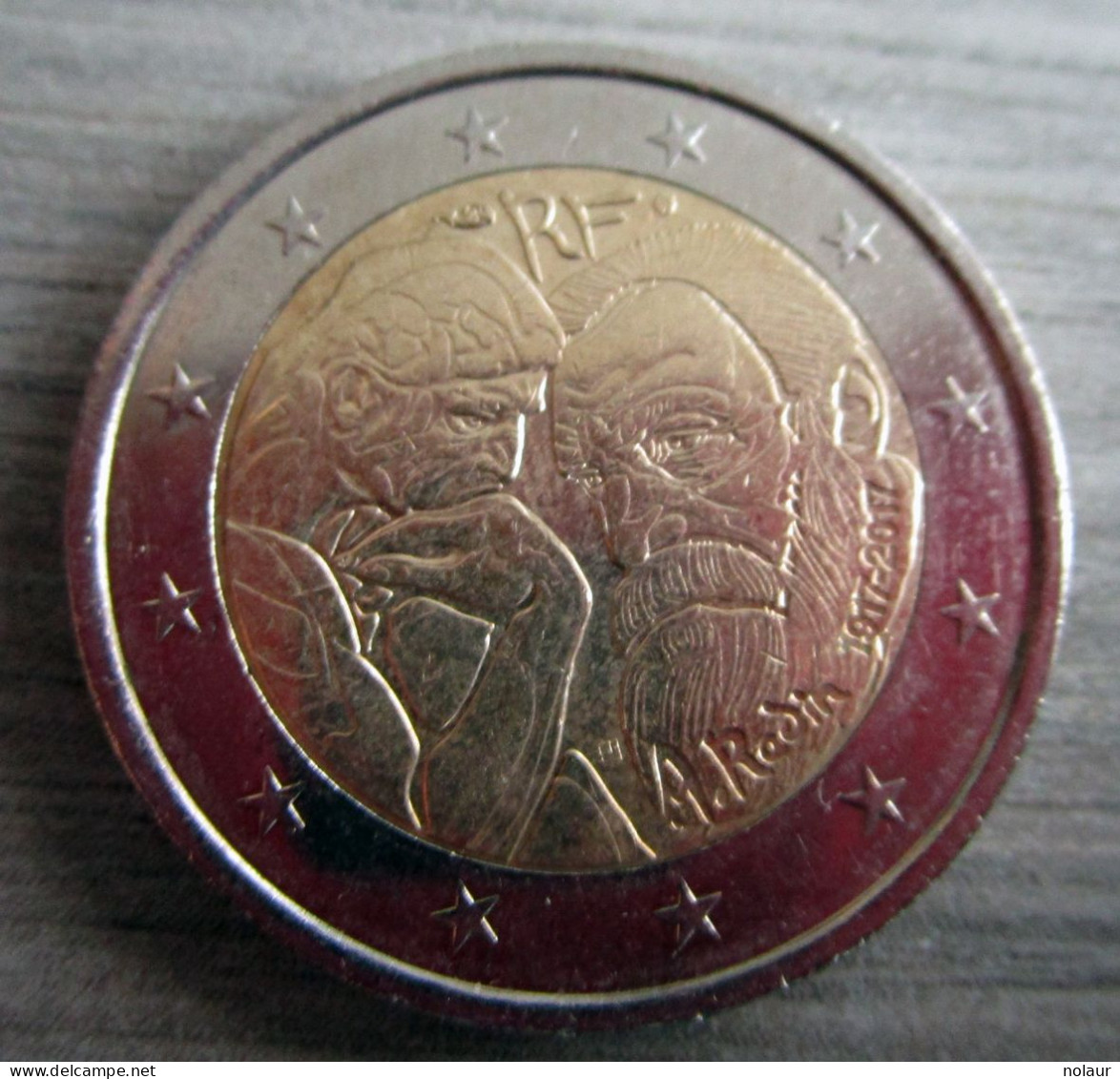 PIECE COMMEMORATIVE 2 EUROS - Auguste Rodin 2017 - France