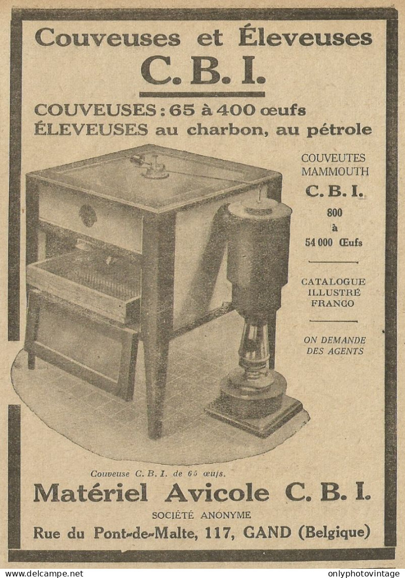 Materiale Avicolo C.B.I. - Pubblicità 1929 - Advertising - Advertising