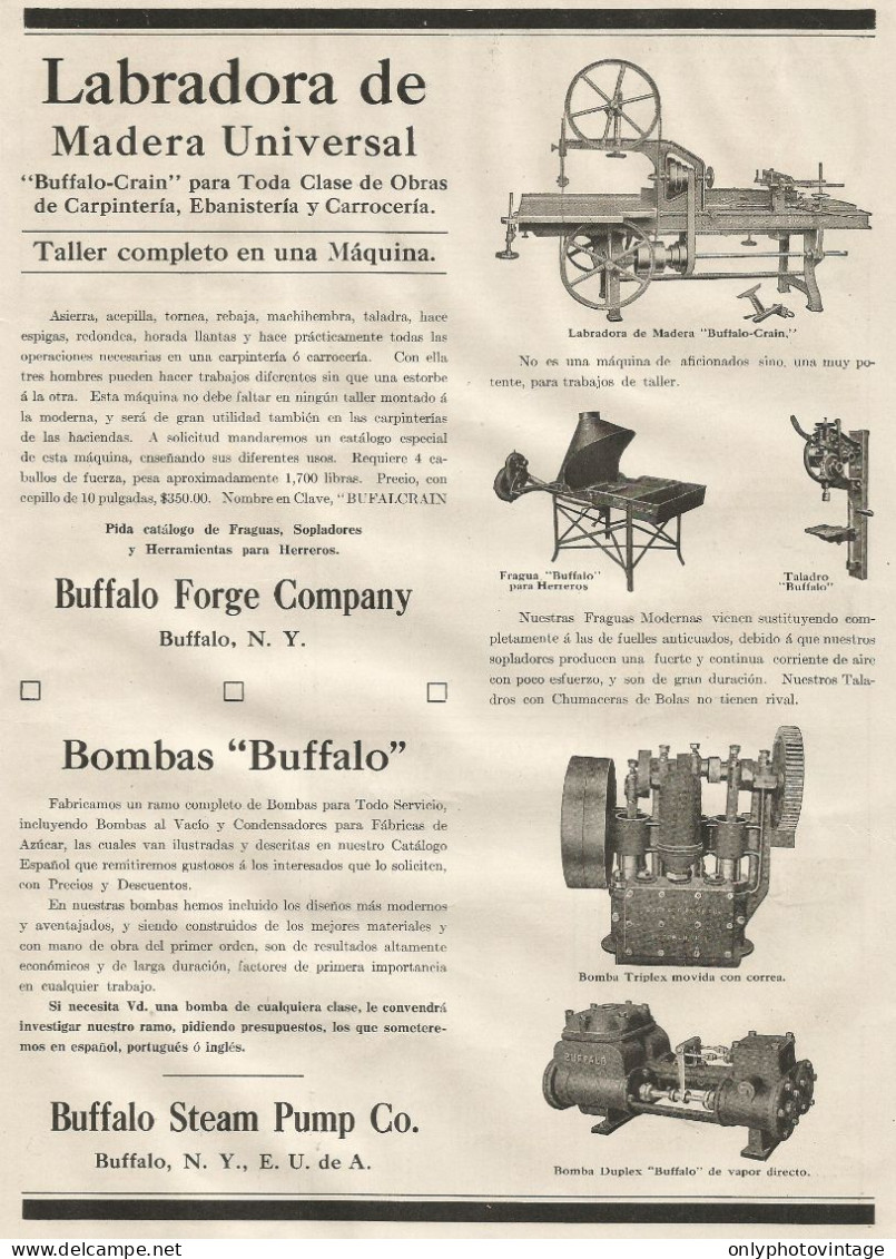 Buffalo Steam Pump Co. - Pubblicità 1913 - Advertising - Publicités