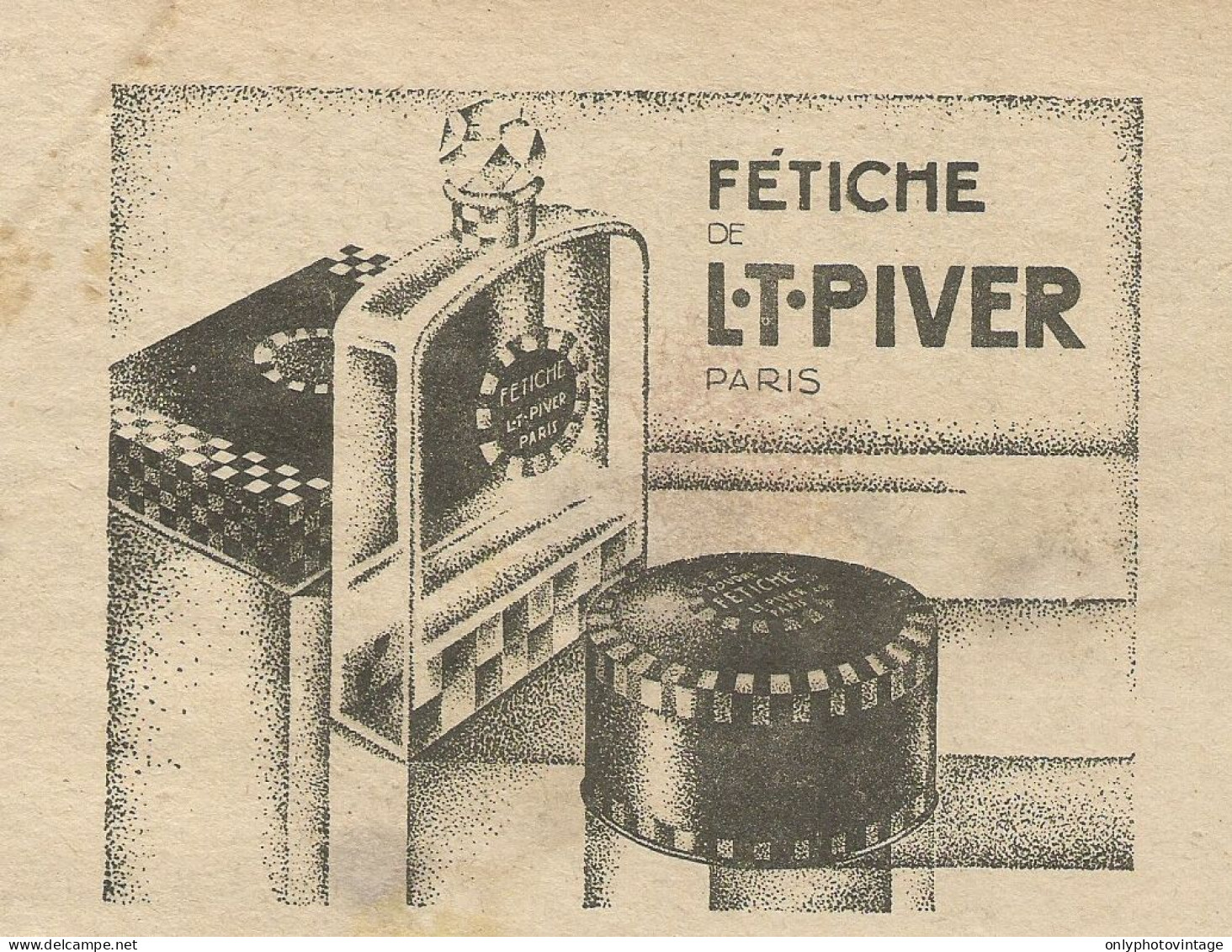 Fètiche De L.T. PIVER - Paris - Pubblicità 1929 - Advertising - Publicités