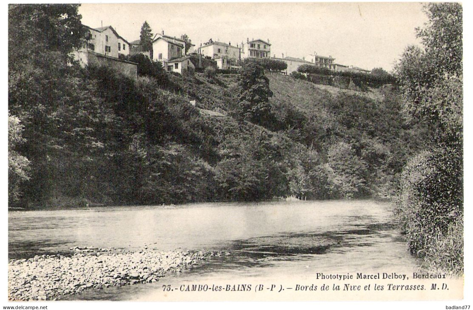 64 - CAMBO - Bord De La Nive Et Les Terrasses - Cambo-les-Bains