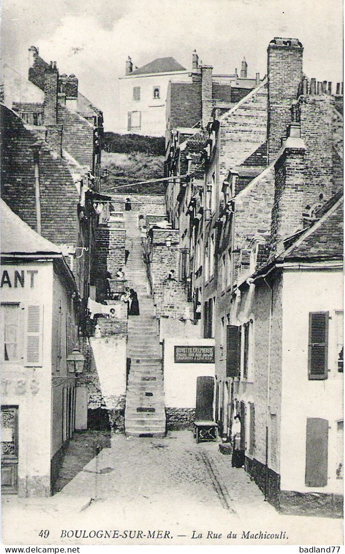 62 - BOULOGNE-SUR-MER - La Rue Du Machicouli - Boulogne Sur Mer