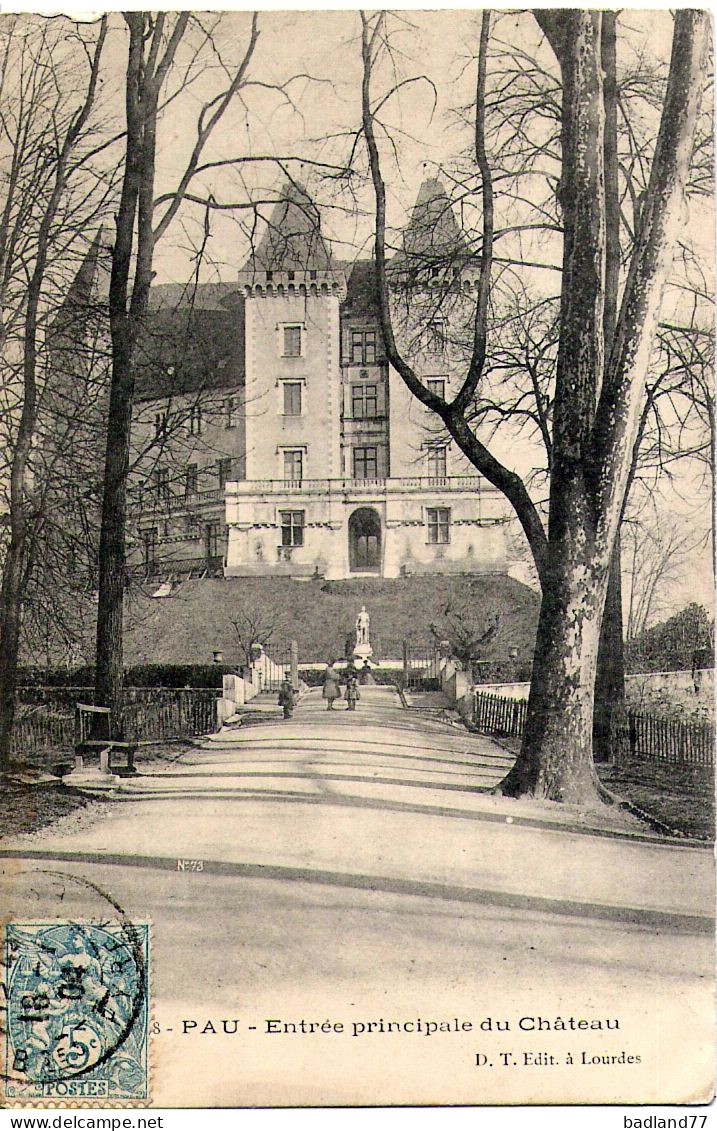 64 - PAU - Entrée Principale Du Château - Pau