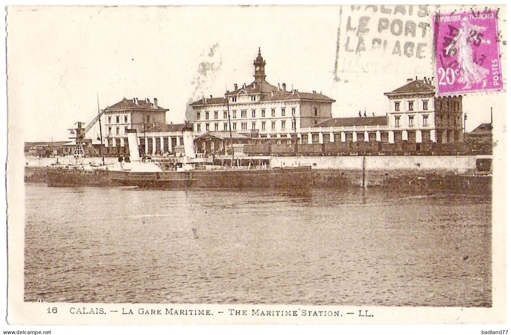 62 - CALAIS - La Gare Maritime - Calais