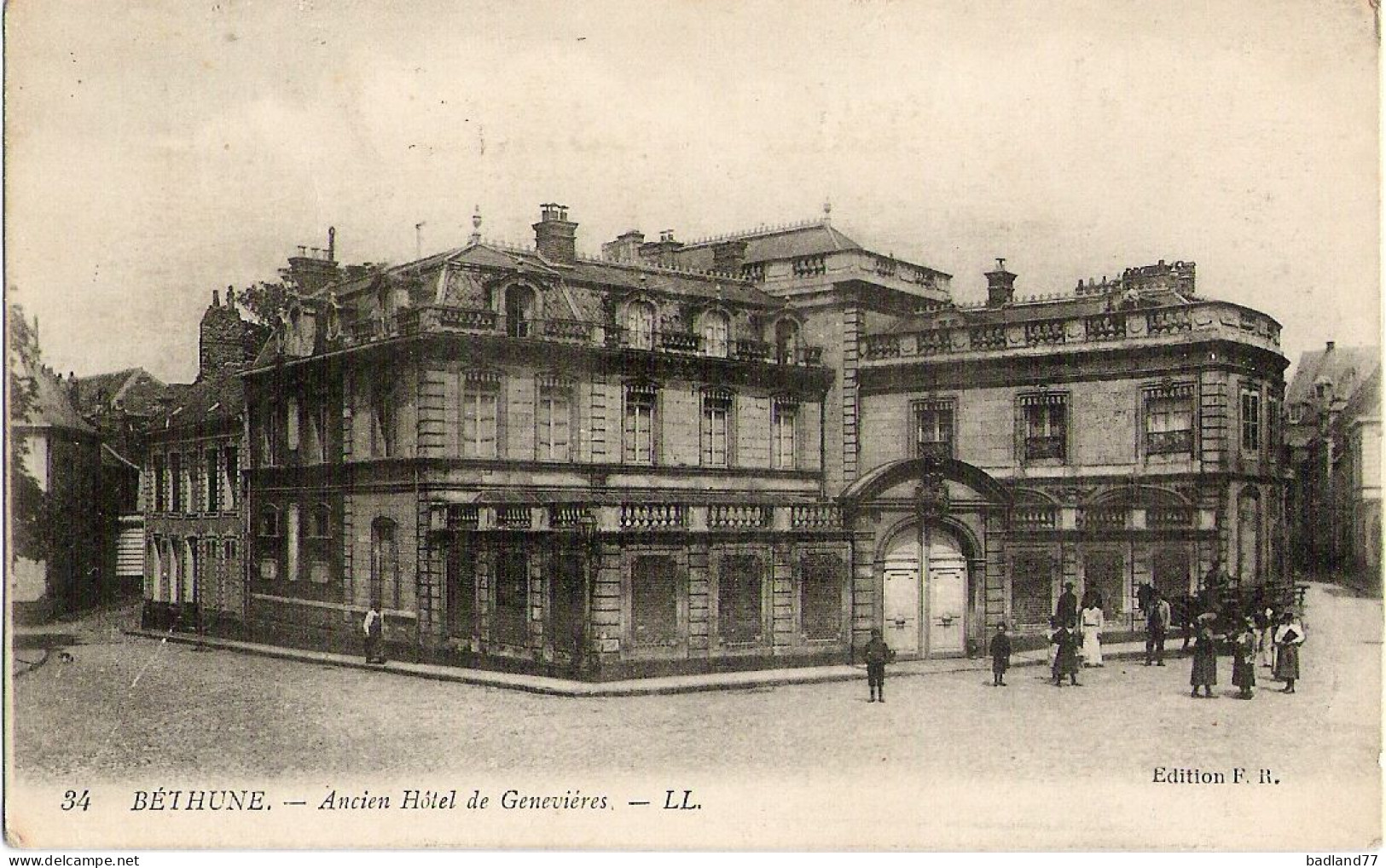 62 - BETHUNES - Ancien Hôtel De Genevières 1915 - Bethune