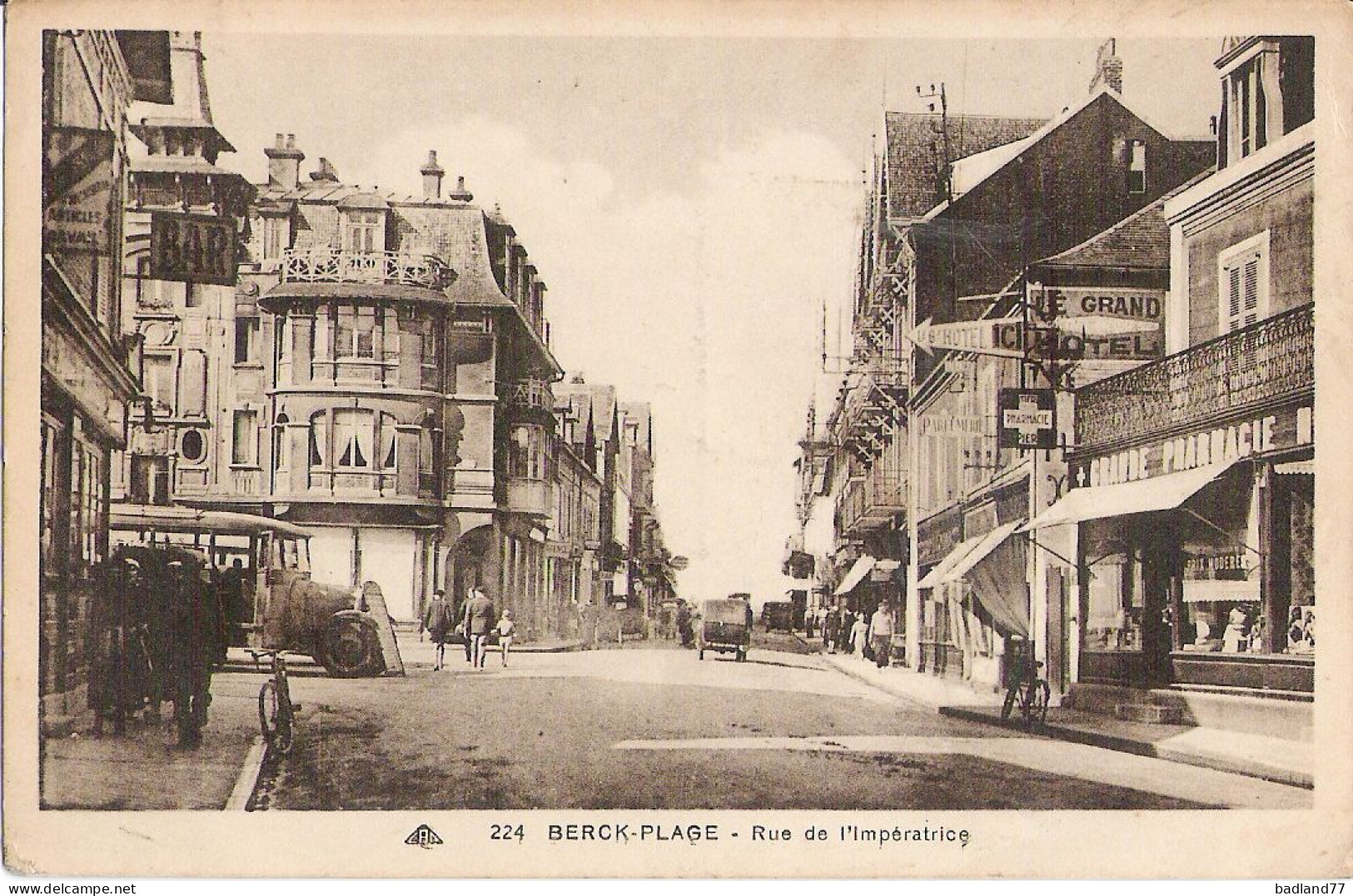 62 - BERCK-PLAGE - Rue De L'Impératrice - Berck