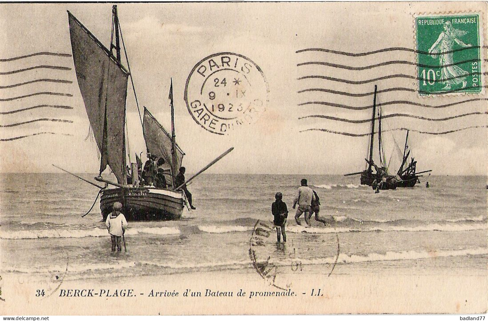 62 - BERCK-PLAGE - Arrivée Du Bateau De Promenade - Berck