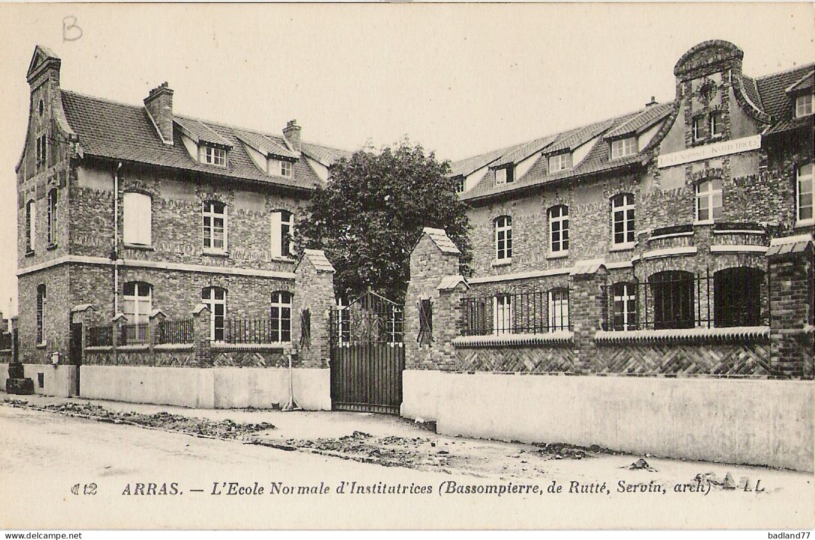 62 - ARRAS - L'Ecole Normale D'Institutrices - Arras