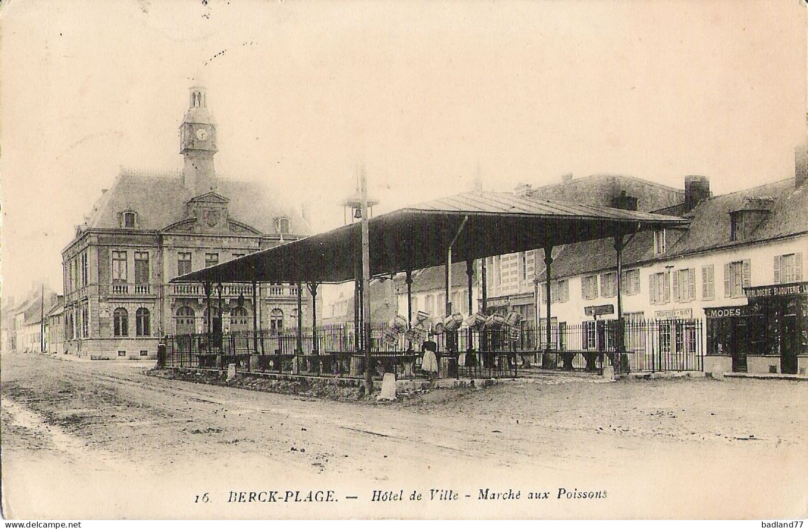 62 - BERCK-PLAGE - Marché Aux Poissons - Berck