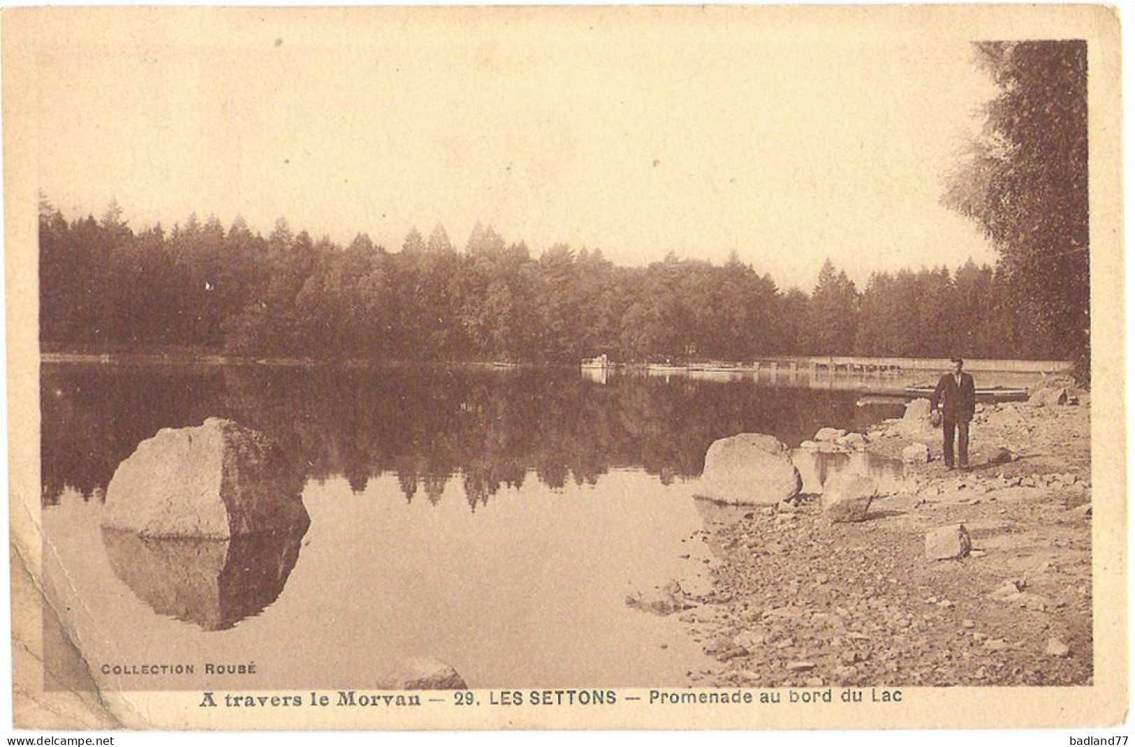 58 - LES SETTONS - Promenade Au Bord Du Lac - Autres & Non Classés