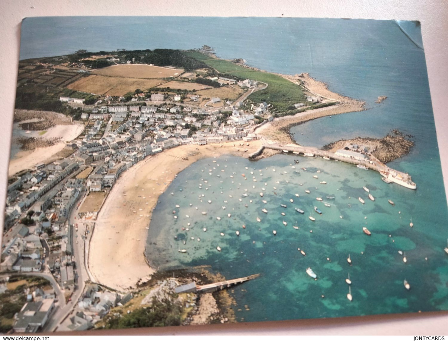 Isles Of Scilly,St. Mary's Harbour.unused Postcard.#50. - Scilly Isles