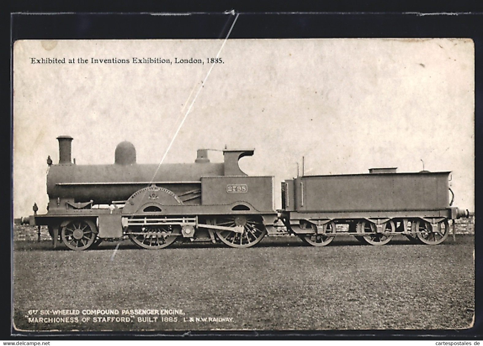 Pc Six-Wheeled Compound Passenger Engine Marchioness Of Stafford, London & North Western Railway  - Trains