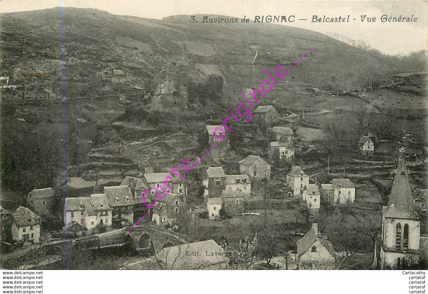 12.  BELCASTEL . Vue Générale .  Environs De RIGNAC . - Autres & Non Classés