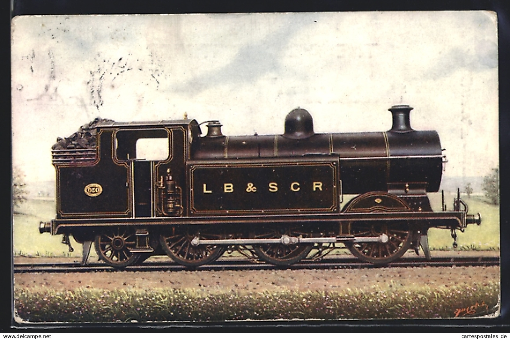 Pc L. B. & S. C. R. Rebuilt 0-6-2 Tank Locomotive No. 570, Englische Eisenbahn  - Trains