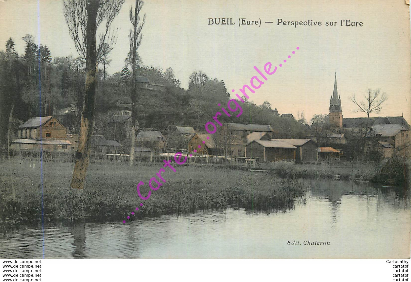 27.  BUEIL .  Perspective Sur L'Eure . - Autres & Non Classés