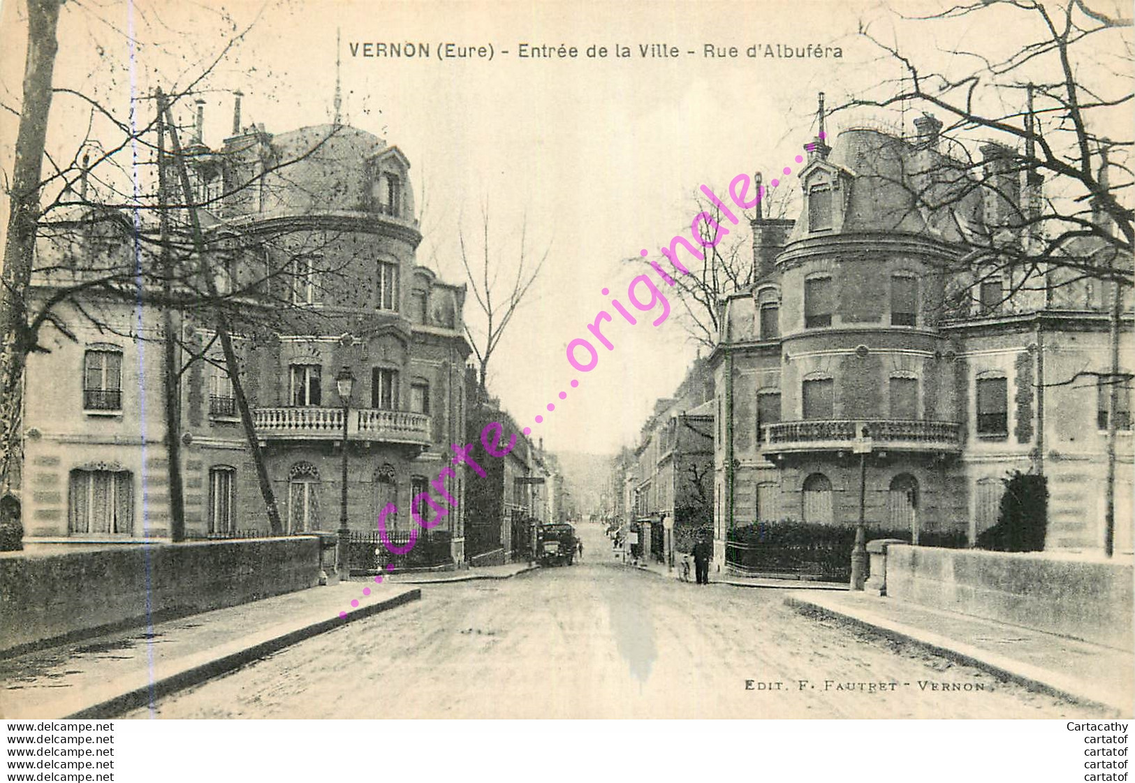 27.  VERNON .  Entrée De La Ville . Rue D'Albuféra . - Vernon