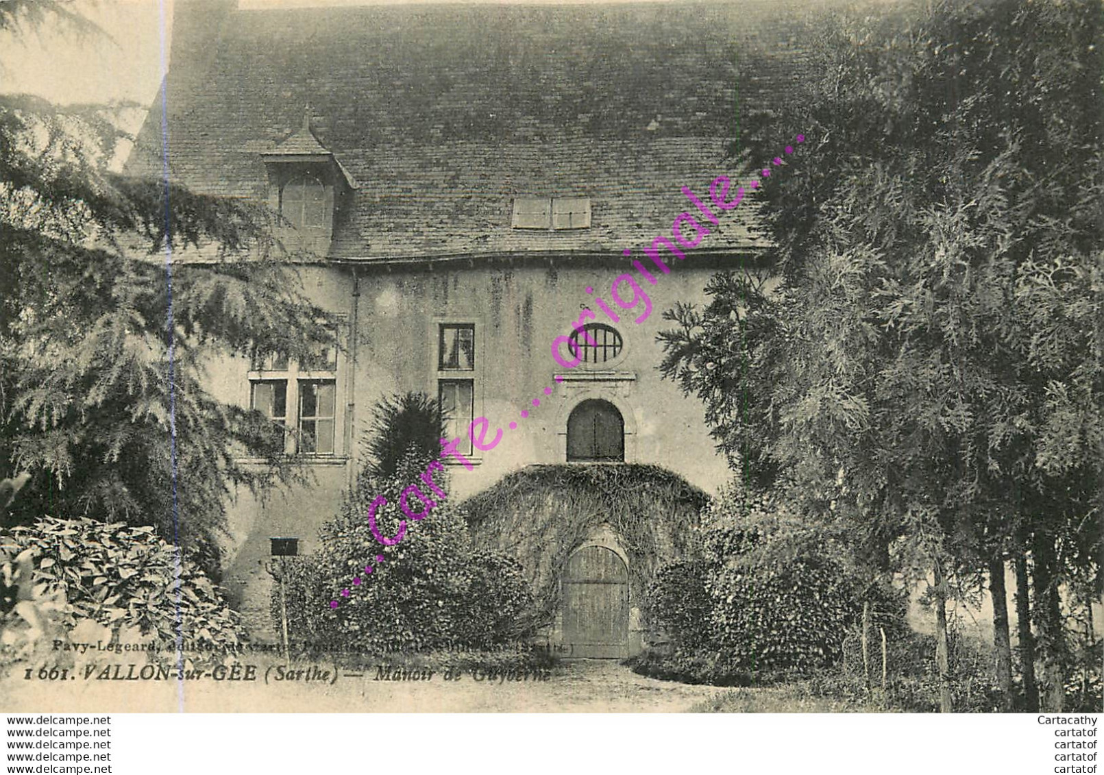 72.  VALLON Sur GEE .  Manoir De Guyberne . - Sonstige & Ohne Zuordnung