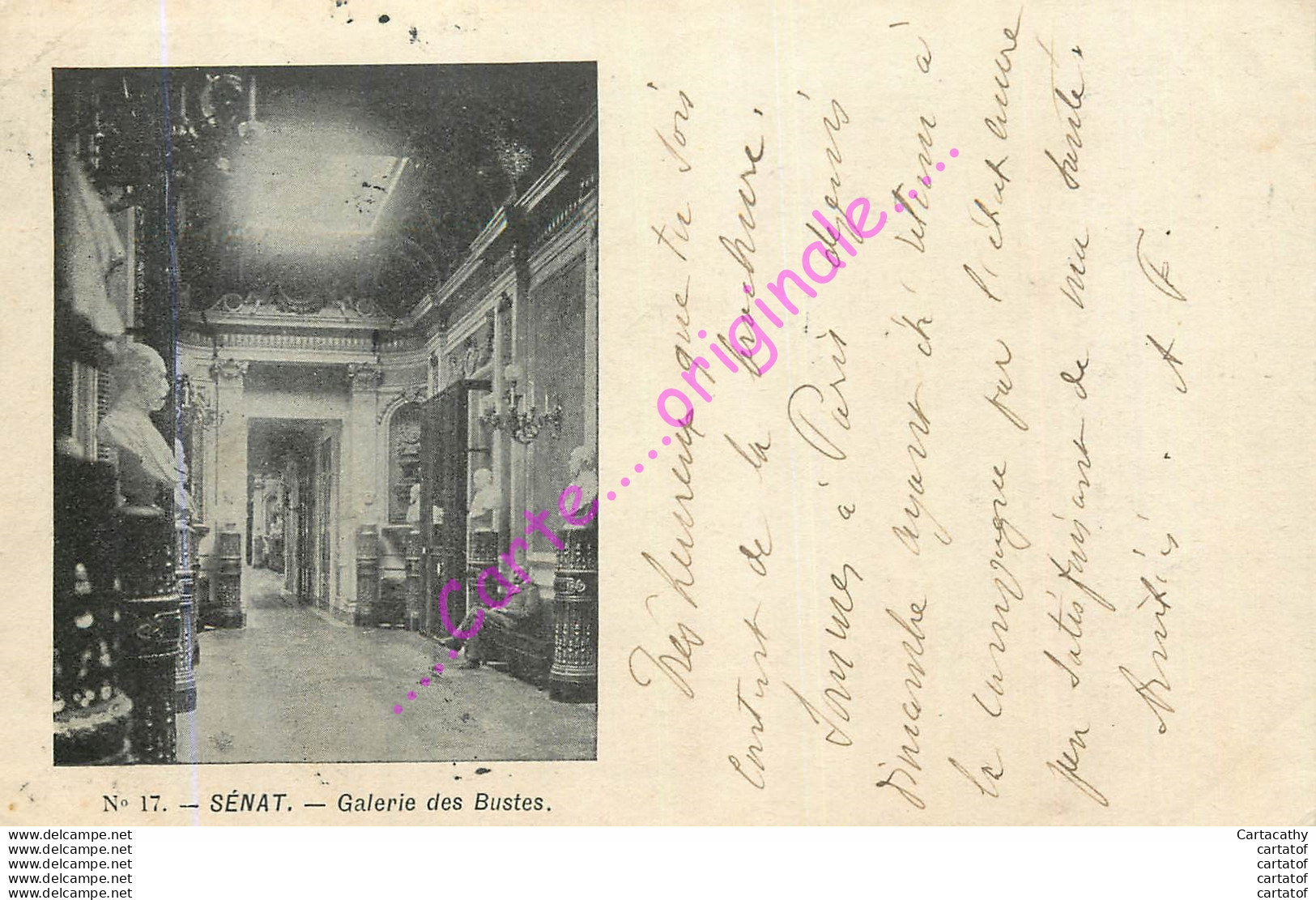 PARIS .  Sénat .  Galerie Des Bustes . - Sonstige & Ohne Zuordnung